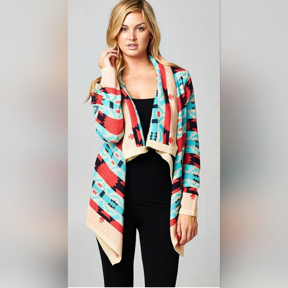B Sharp Emily Maynard Fireside Cardigan Size L Read Description